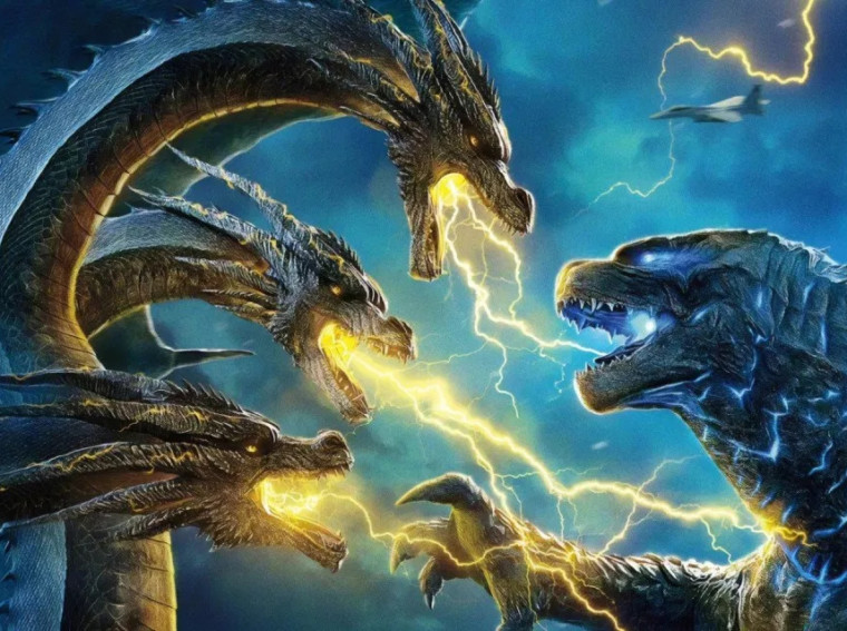 cena do filme Godzilla 2: O Rei dos monstros